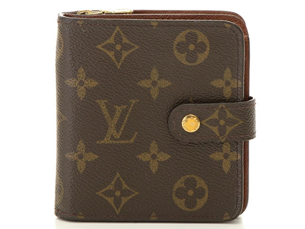 LOUIS VUITTON Compact Zip Wallet Monogram SJ